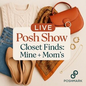 Live show from my closet AND my mom’s closet.